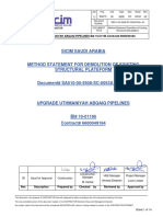 SA010-00-5508-SC-0053A - Method Statement Demolition of Existing Structural Steel Platform