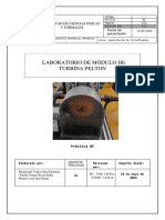 Informe Turbina Pelton