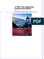 Ebook Download (Ebook PDF) The Leadership Experience 6th Edition All Chapter