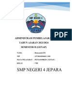 Administrasi Pembelajaran Pjok Smester 2