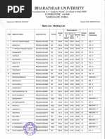 MP - Waiting List