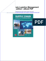 Ebook Download Supply Chain Logistics Management 5th Edition - Ebook PDF All Chapter