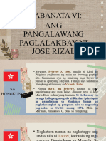 Kabanata Vi Pangalawang Paglalakbay Ni Rizal