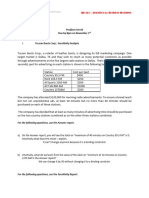 QM323 Analytics For Business Problem Set