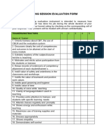 Evaluation Form BPP TM1