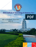 Bits Mba Brochure