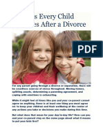 Rights Every Child Deserves After A Divorce