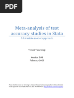 Meta-Analysis of Test Accuracy Studies in Stata - v2.01 Feb 2023