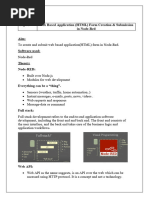 Web Based Application (HTML) Form Creation & Submission in Node-Red