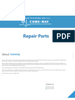 CORERAY Repair Parts List