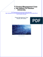 Ebook Download (Ebook PDF) Project Management Case Studies, 5th Edition For Boston University All Chapter