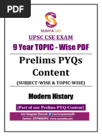 Modern Hist Sol PYQ Topicwise Sunya IAS 2024