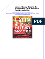 Ebook Download Latin American History Goes To The Movies: Understanding Latin America's Past Through Film All Chapter