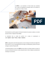 Documento SIPOC