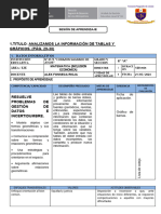 Sesion de Aprendizaje de Matematica S11 - 21 de Mayo Del 2024