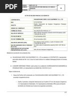 Acta Recibo Parcial - 8000004399 - Equipos Criogenicos ENRIC Firma Enric