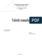 Valorile Romanilor