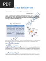 Nuclear Proliferation Notes Ammar