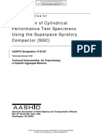 R83 - Preparation of Cylindrical Performance Test Specimens