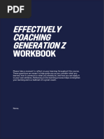 Effectively Coaching Gen Z Workbook