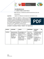 Informe Acciones Convivencia