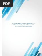 Glosario Filosofico