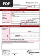 Support Staff Application Final