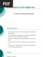 Lecture 3 Ecommerce Strategy Implementation