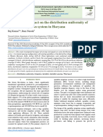 Wind Speed's Impact On The Distribution Uniformity of Sprinkler Irrigation System in Haryana