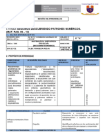 Sesion de Aprendizaje de Matematica S3 - 26 de Marzo Del 2024