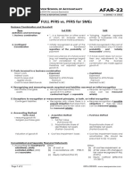 AFAR-22 (Full PFRS vs. PFRS For SMEs)