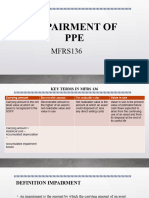 IMPAIRMENT OF PPE (Updated)