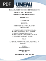 La Terapia Asertiva - Una Estrategia para Su Empleo