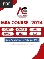 AMU MBA - 2023 - Question Paper