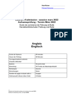 Anglaisexamen Admission s22022 Seulement Pour L Ec