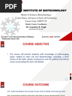 Lecture 1.2.6 Characterization of Human Embryonic Stem Cells