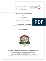 Chemical Syllabus - R20 - V and VI Sem - AY 2022-23