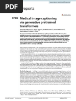 Medical Image Captioning Via Generative Pretrained Transformers