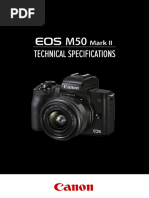 M50 Mark II Tech Sheet