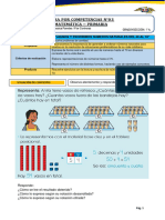 Ficha 3 - Matemática - Lectura y Escritura de Números Del 40 Al 70 - 1° Grado