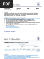 Case Study Desert