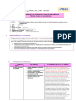 Experiencias de Aprendizaje No 03 de Matemática Tercer Grado de Secundaria