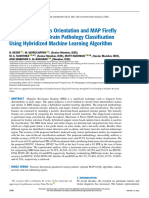 Pattern Descriptors Orientation and MAP Firefly Algorithm Based Brain Pathology Classification Using Hybridized Machine Learning Algorithm