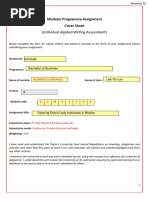 Individual Assignment Business Economics Coverpage