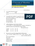 FTES Eligibility Form