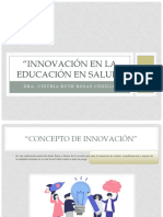 Innovación en La Educación en Salud