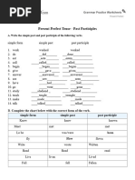 Present Perfect Exercises Rs