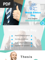 World Ethics Day: Free Template