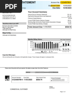 Oct MNTH Energy Bill