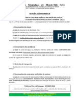 SUBSÍDIO Formulário INICIANTE - 2024